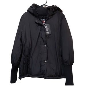 BERNARDO WASHINGTON SQ HOODED PUFFER JACKET LARGE